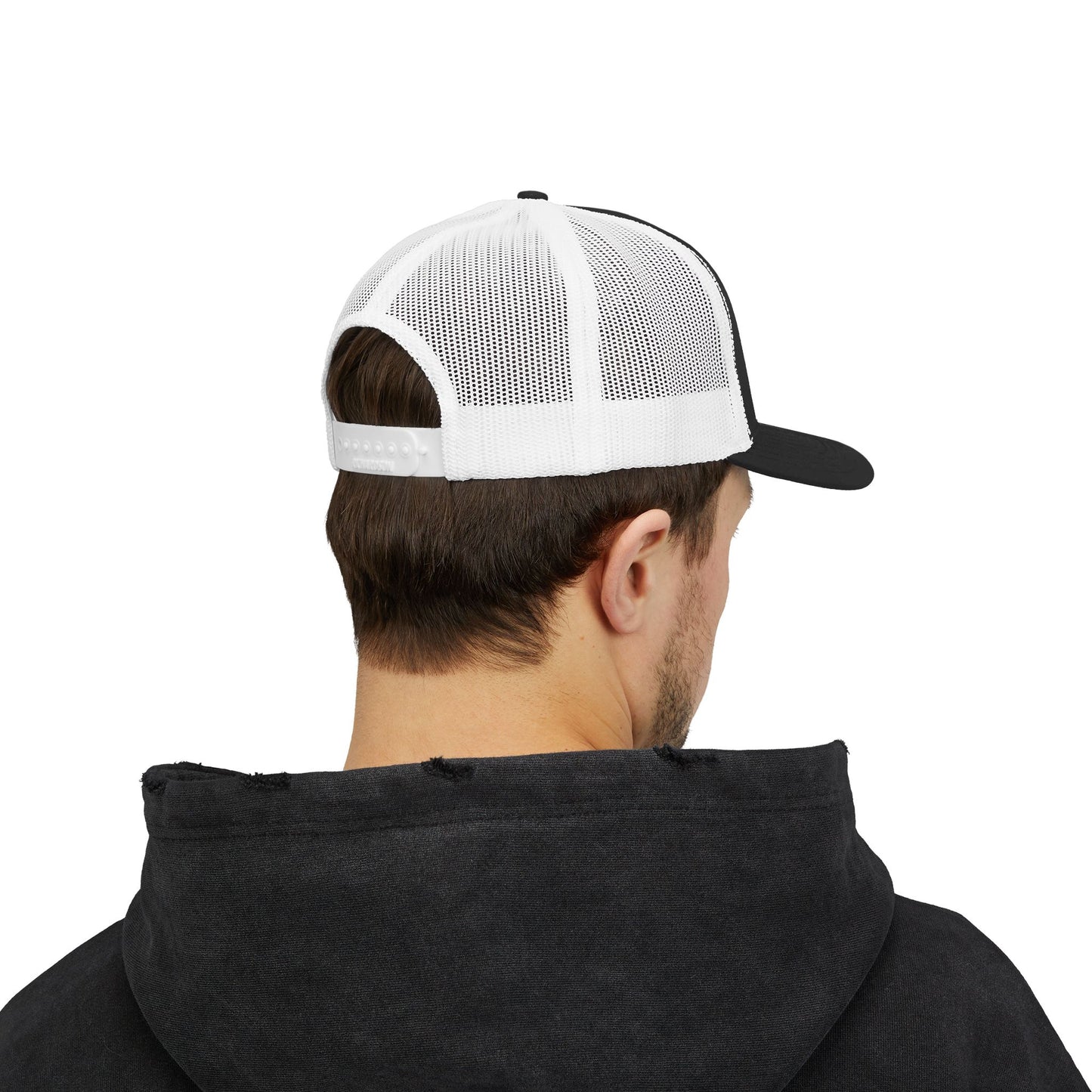 Fish on Target Cornhole Snapback Hat_White Logo