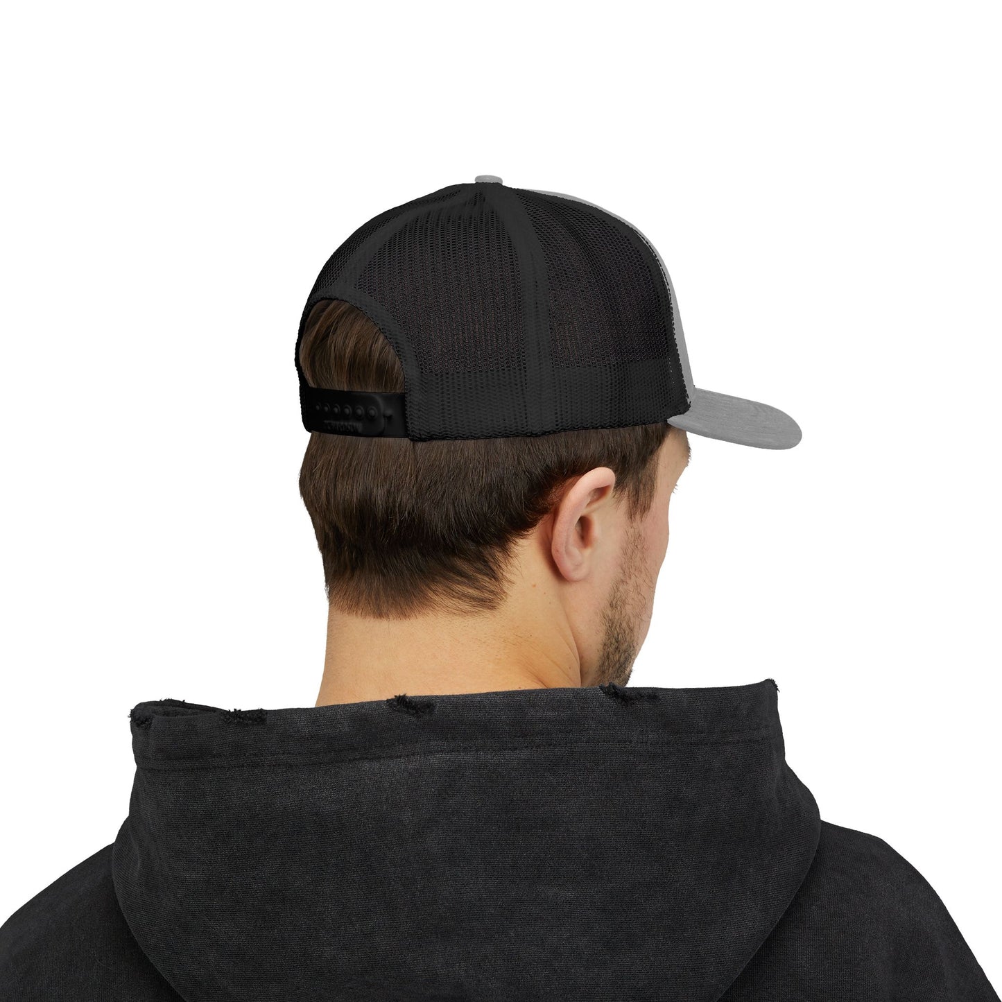 Fish on Target Cornhole Snapback Hat_White Logo