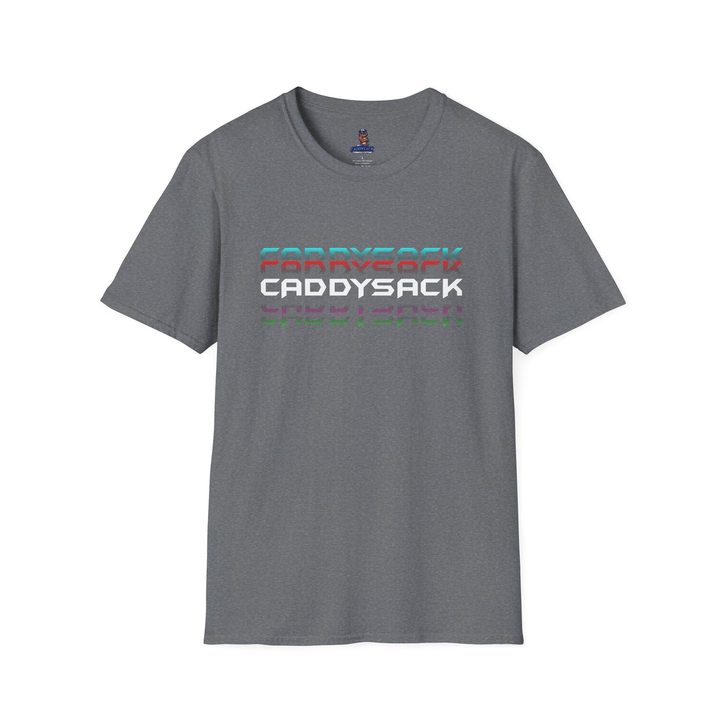 Retro Graphic Unisex Softstyle T-Shirt | CADDYSACK Repeat Design