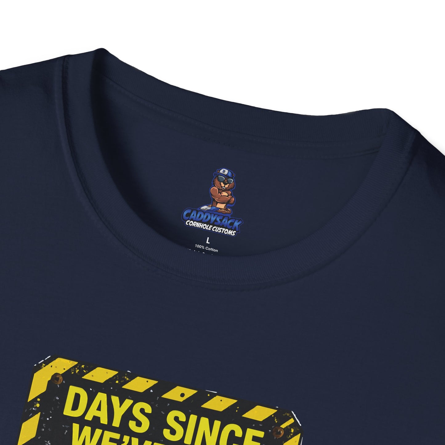 Cornhole Drama Countdown T-Shirt | Fun Unisex Tee for Gamers, Sports Lovers, Cornhole Events, Gag Gifts, Party Attire