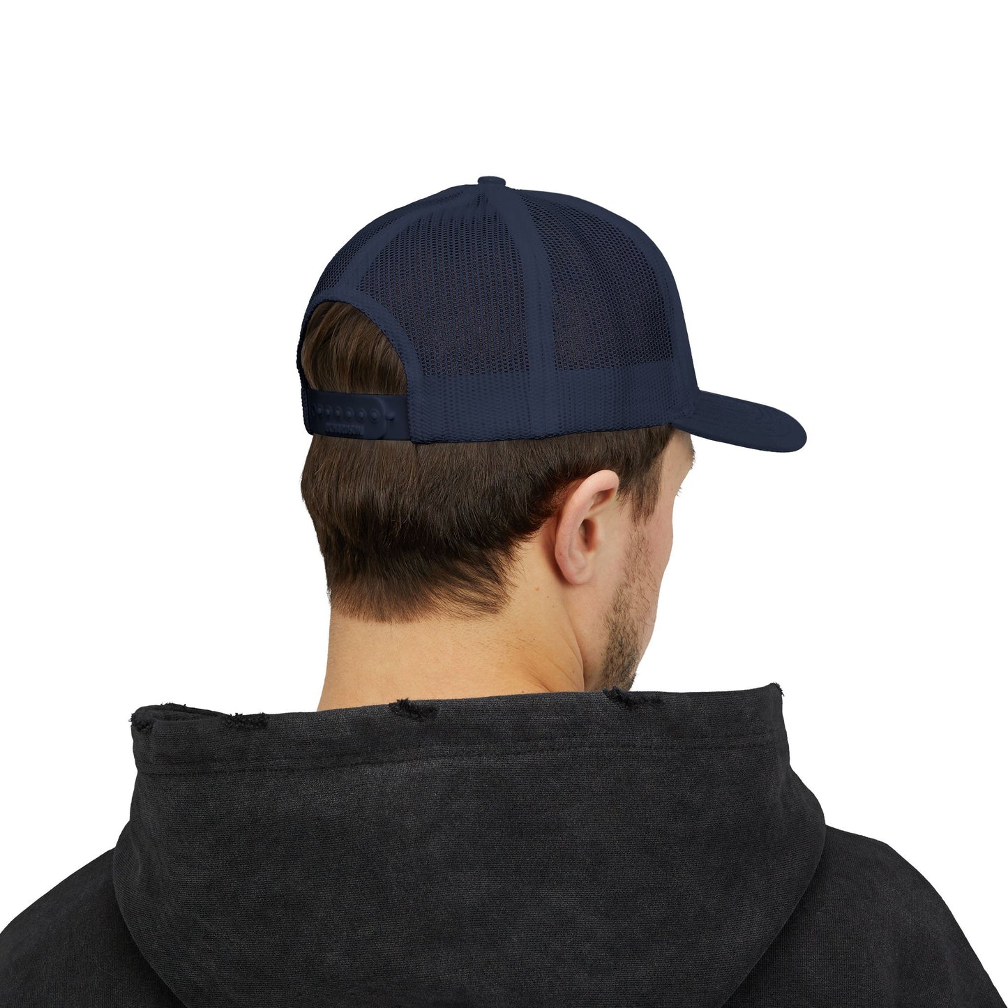 Fish on Target Cornhole Snapback Hat_White Logo