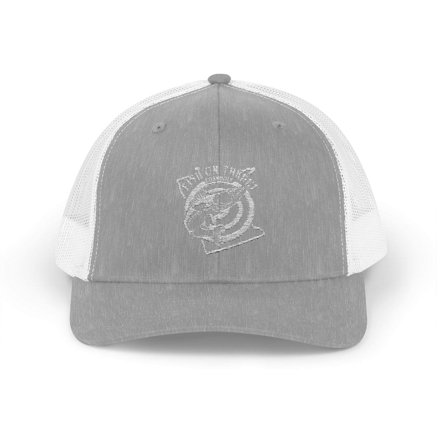 Fish on Target Cornhole Snapback Hat_White Logo