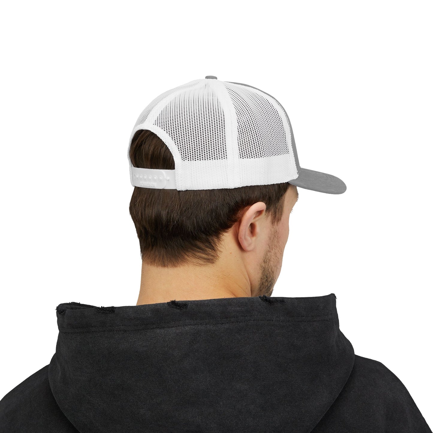 Fish on Target Cornhole Snapback Hat_White Logo