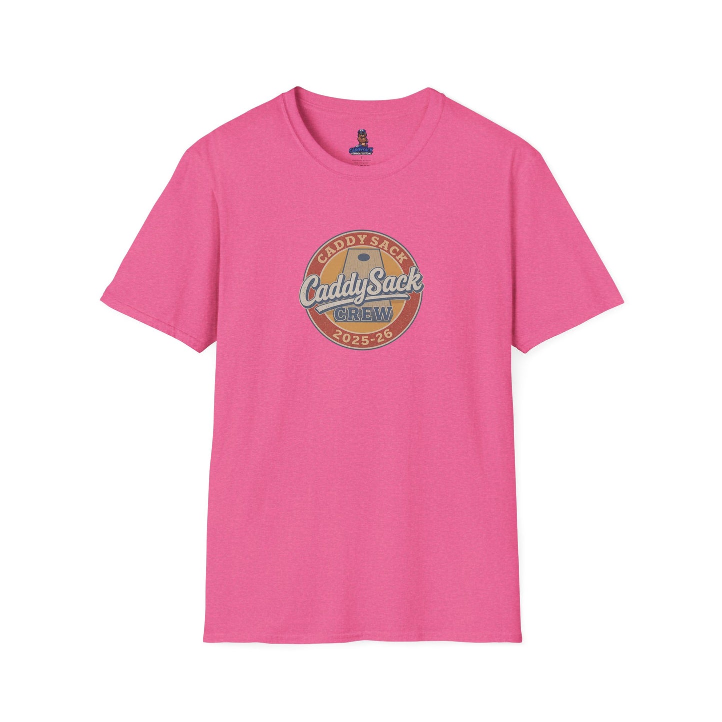 CaddySack Custom Graphic T-Shirt, Unisex Softstyle Tee, Fun Party Apparel, Cornhole Game Shirt, Gifts for Game Lovers