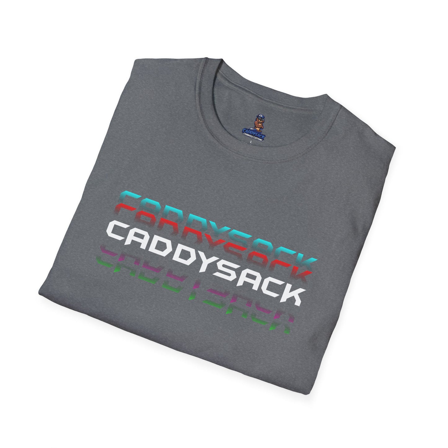 Retro Graphic Unisex Softstyle T-Shirt | CADDYSACK Repeat Design