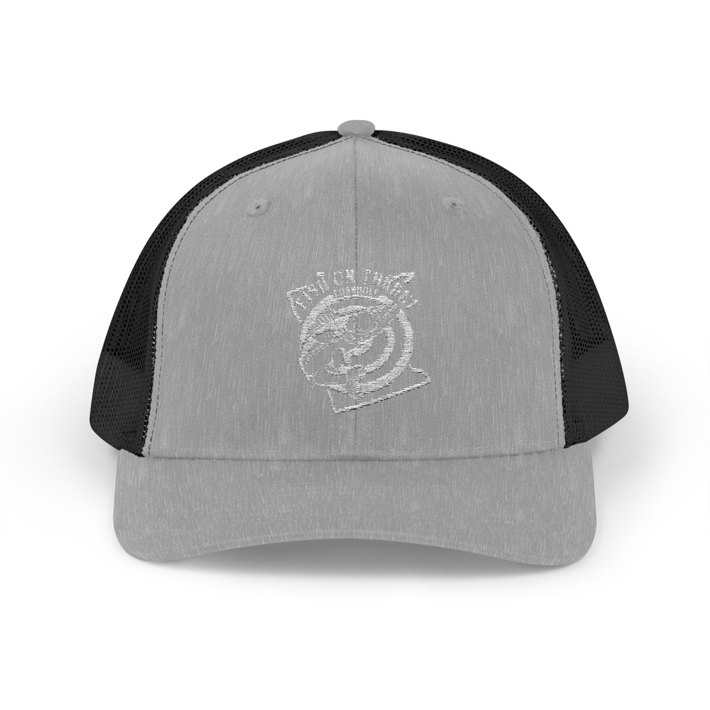 Fish on Target Cornhole Snapback Hat_White Logo