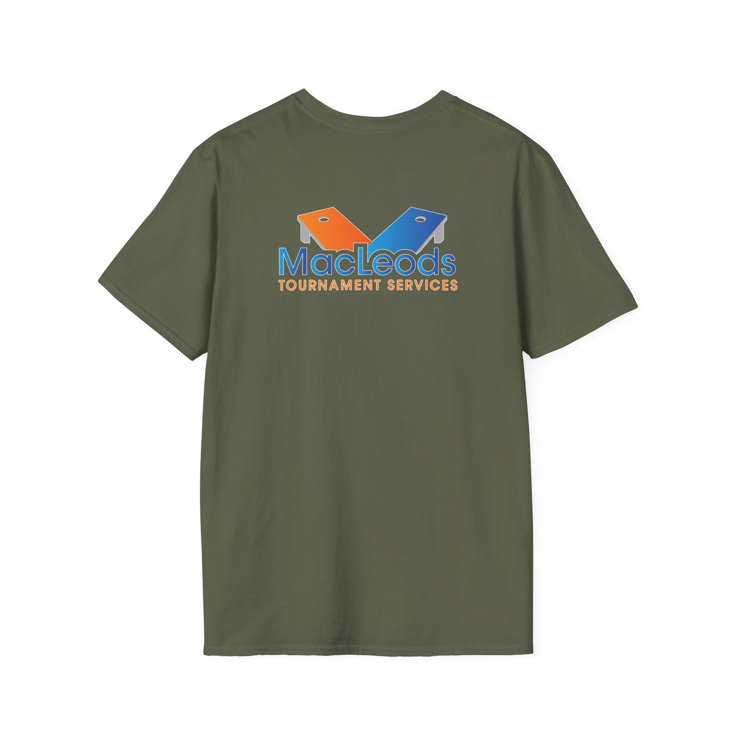 MTS; MacLeods Tournament Services T-shirt