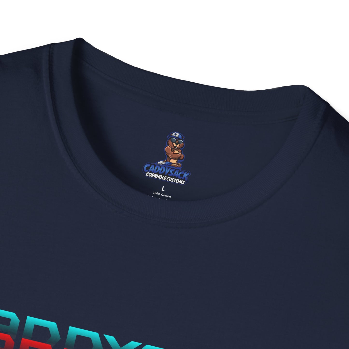 Retro Graphic Unisex Softstyle T-Shirt | CADDYSACK Repeat Design