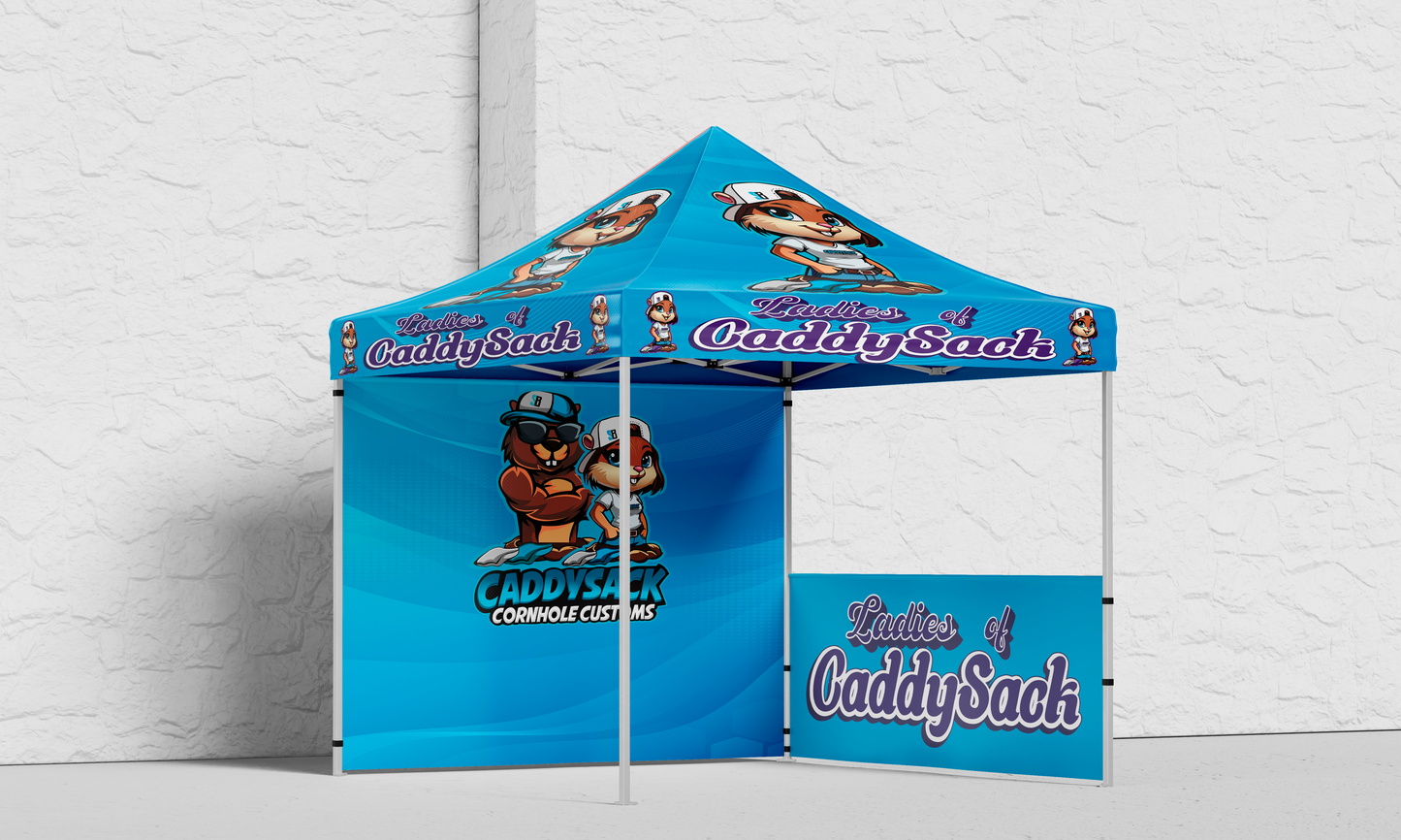 CUSTOM BRANDED TENT 8'x8'