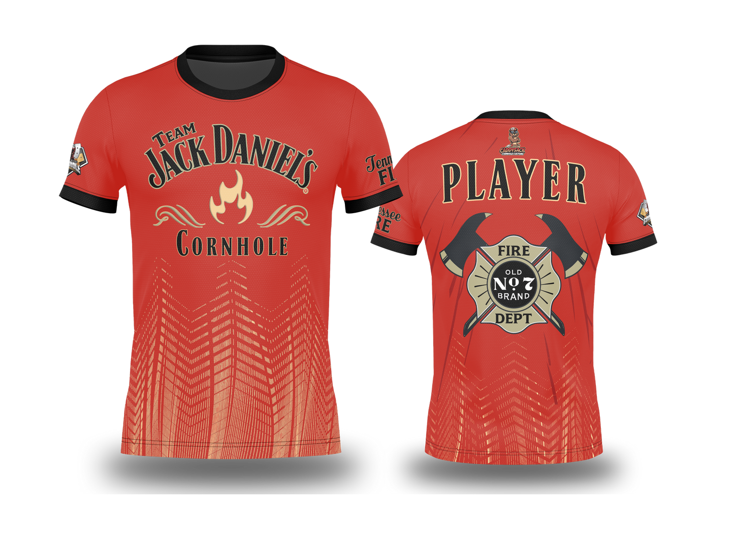 JACK DANIEL'S/PORTLAND MEADOWS "FIRE"JERSEY