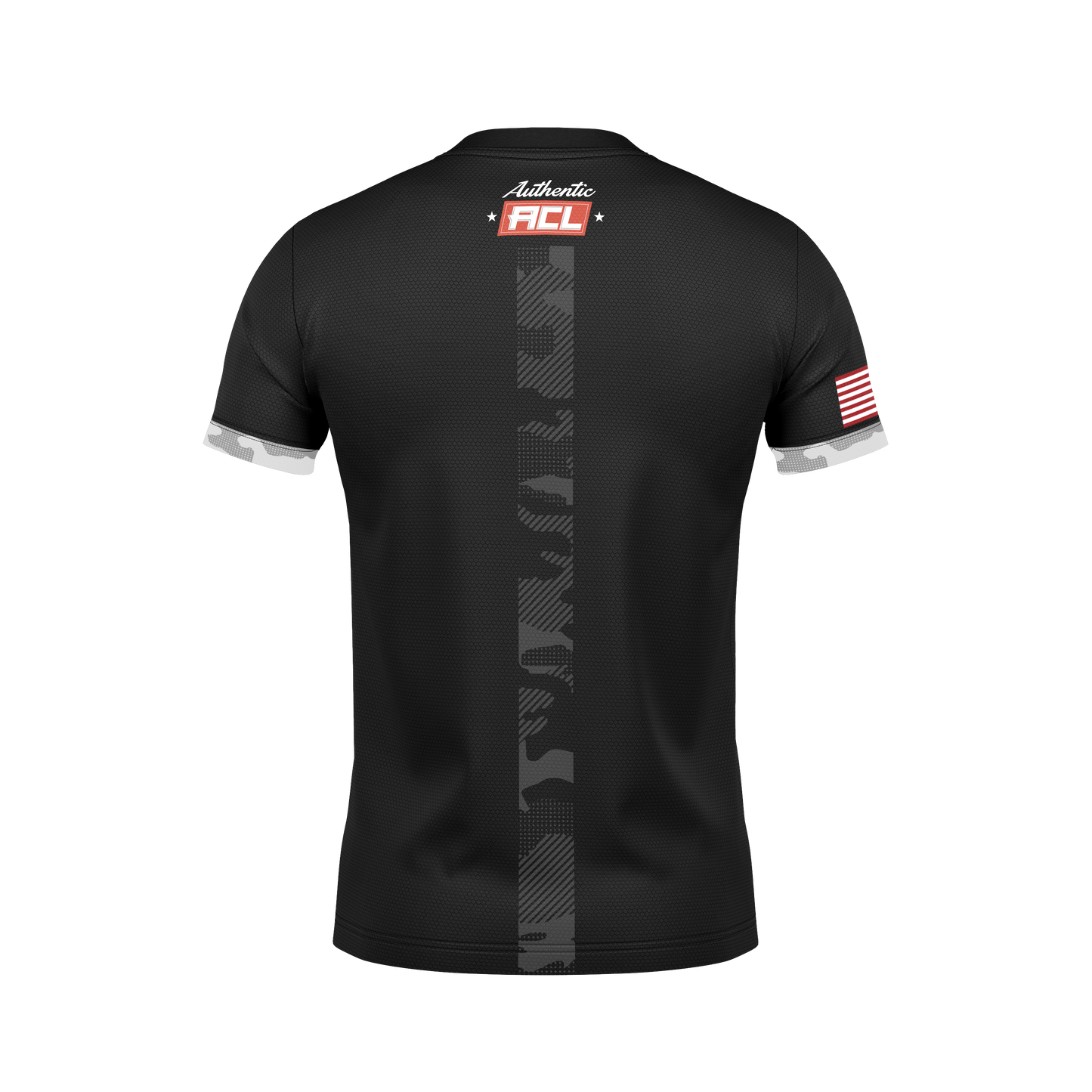 "AUTHENTIC" ACL/CADDYSACK "CAMO" JERSEY- BLACKOUT