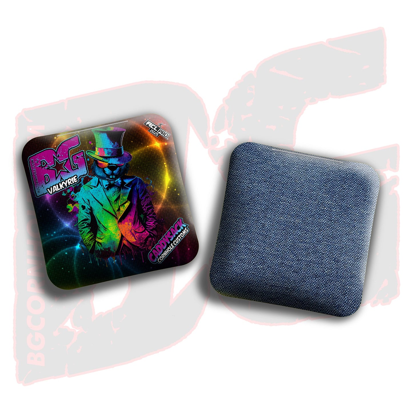 2026 Multiple Bag Models "CaddySack Illusionist” Collab - ACL Pro Stamped Cornhole Bags - SET OF 4 BAGS