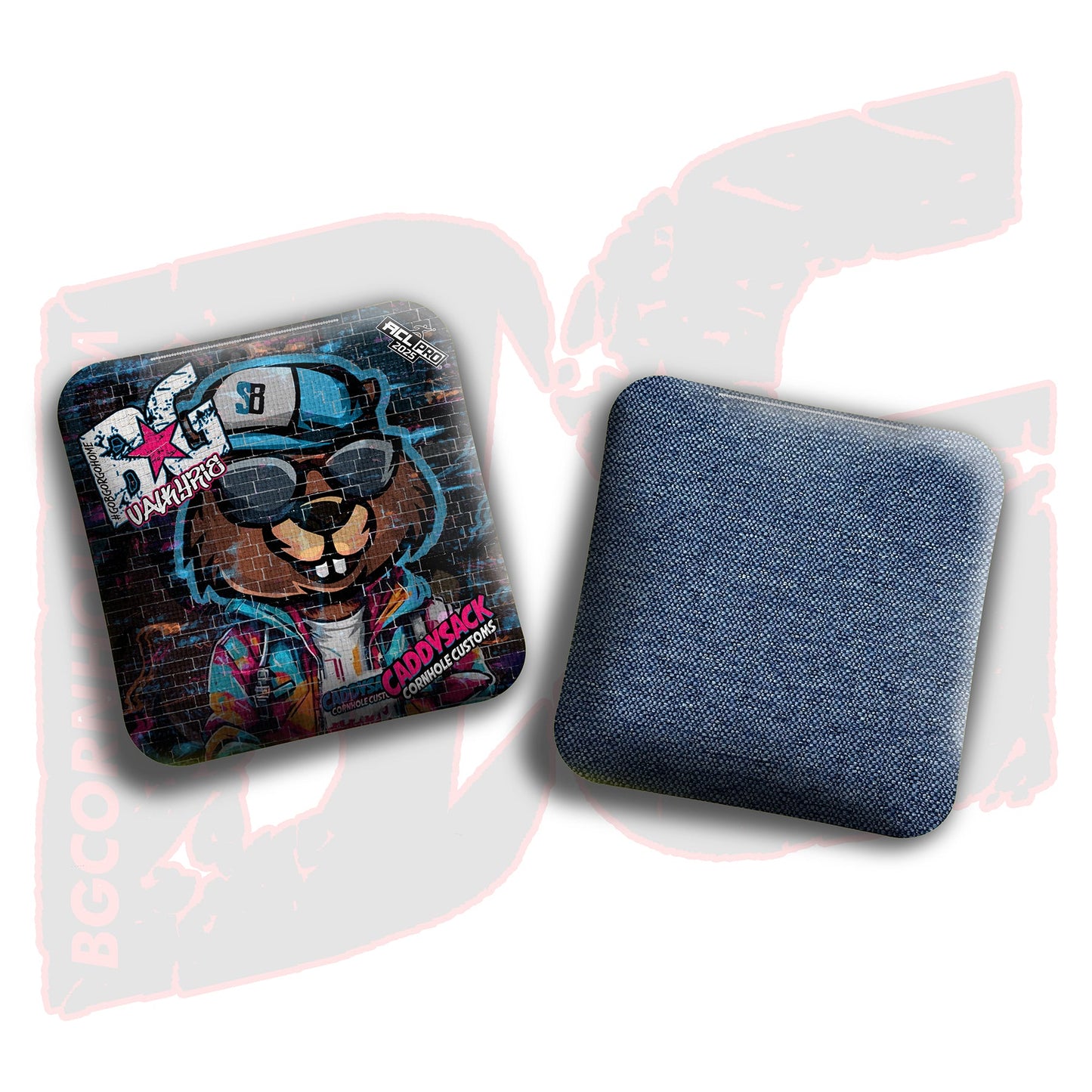 2026 Multiple Bag Models "CaddySack Carl” Collab - ACL Pro Stamped Cornhole Bags - SET OF 4 BAGS