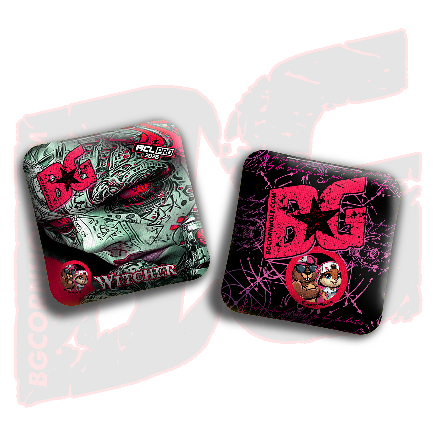 2026 Multiple Bag Models "Oracle” Collab - ACL Pro Stamped Cornhole Bags - SET OF 4 BAGS