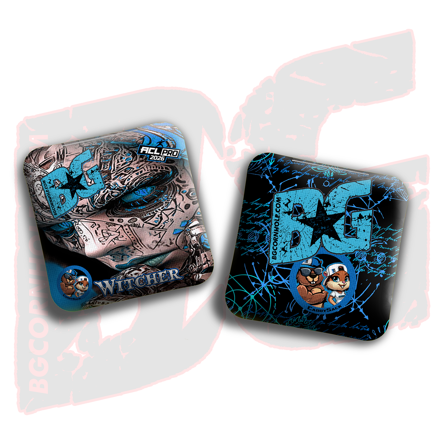 2026 Multiple Bag Models "Oracle” Collab - ACL Pro Stamped Cornhole Bags - SET OF 4 BAGS