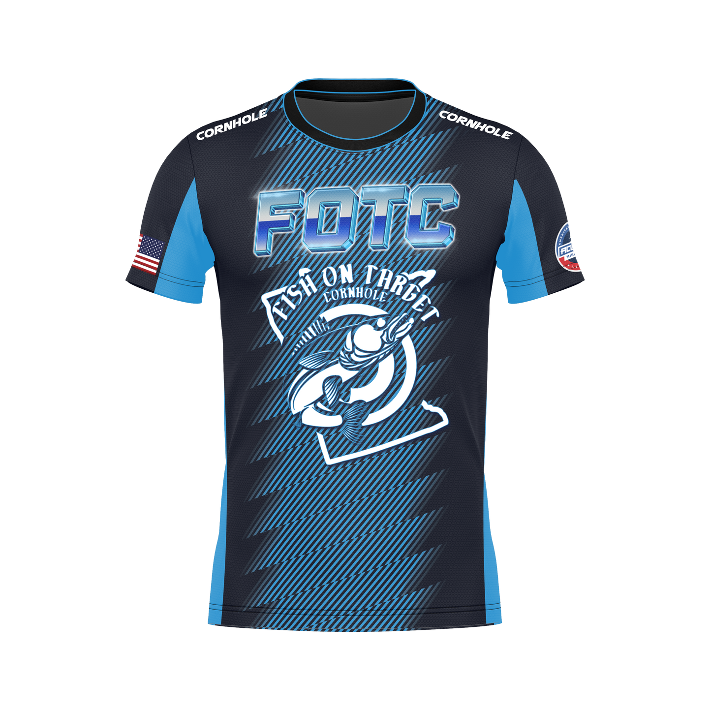 FISH ON TARGET CORNHOLE JERSEY-ACL