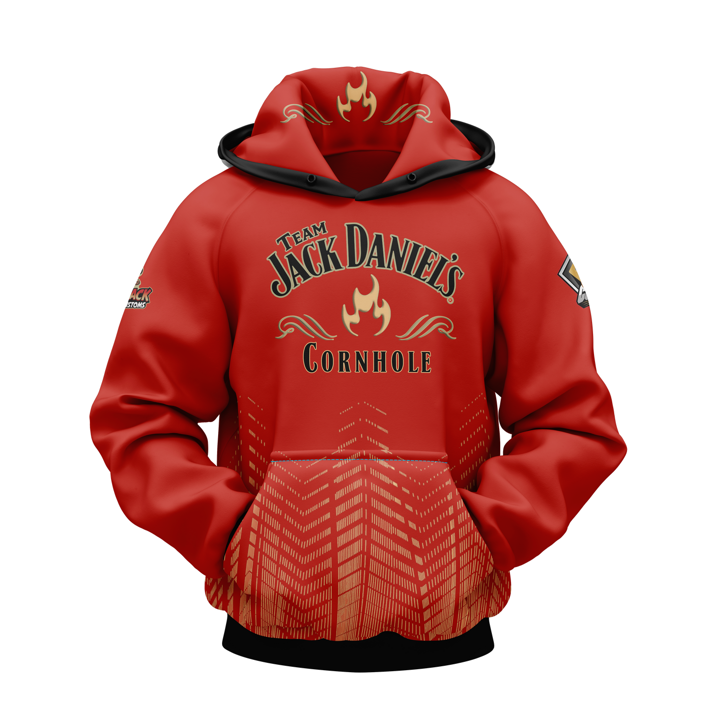 JACK DANIELS/PORTLAND MEADOWS HOODIE-FIRE