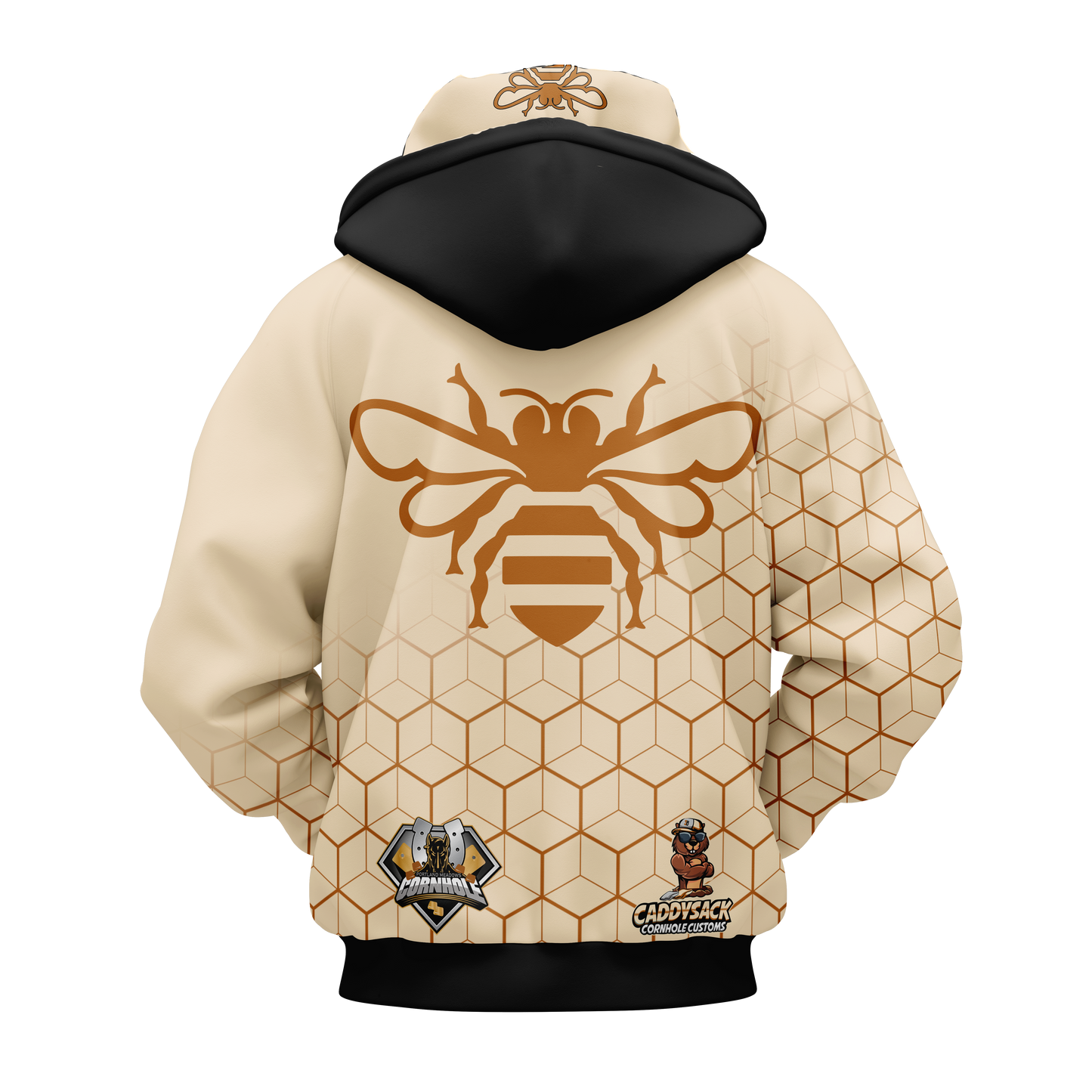 JACK DANIELS/PORTLAND MEADOWS HOODIE-HONEY