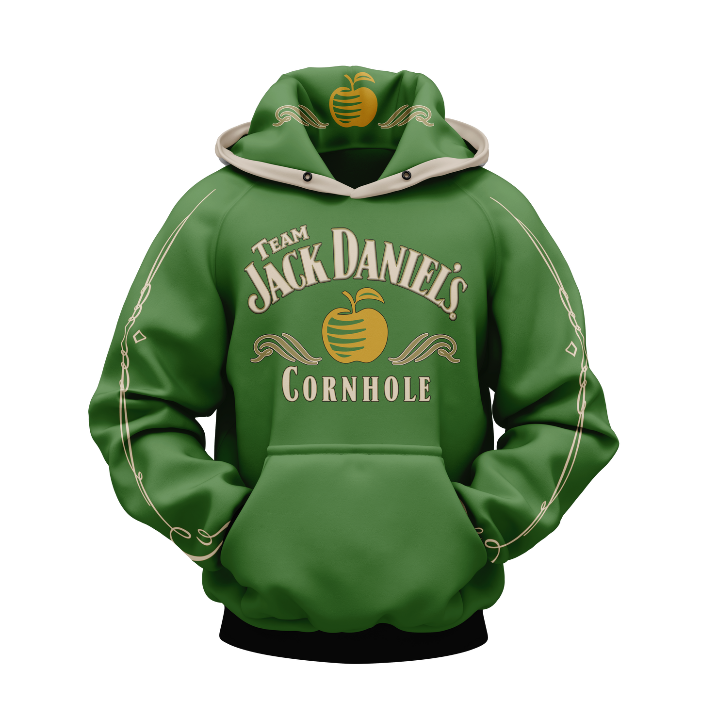 JACK DANIELS/PORTLAND MEADOWS HOODIE-APPLE