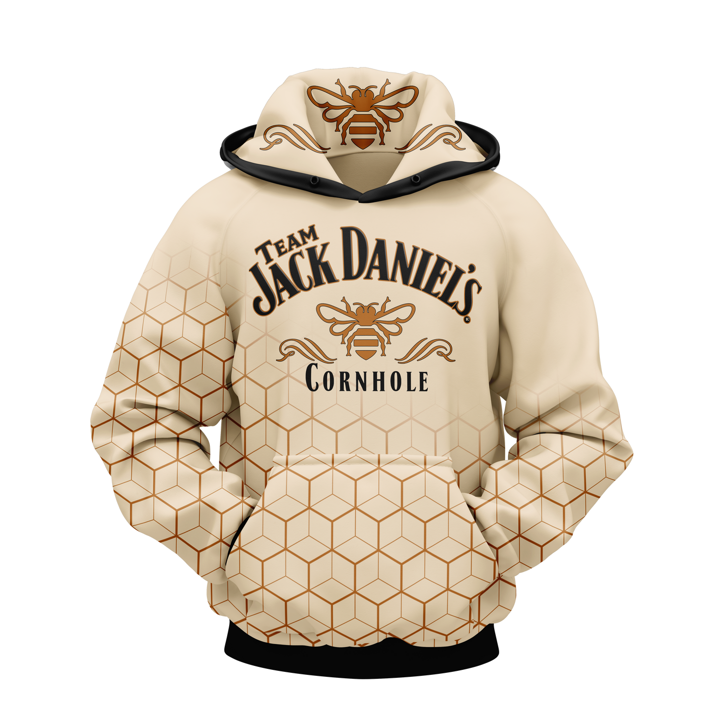 JACK DANIELS/PORTLAND MEADOWS HOODIE-HONEY