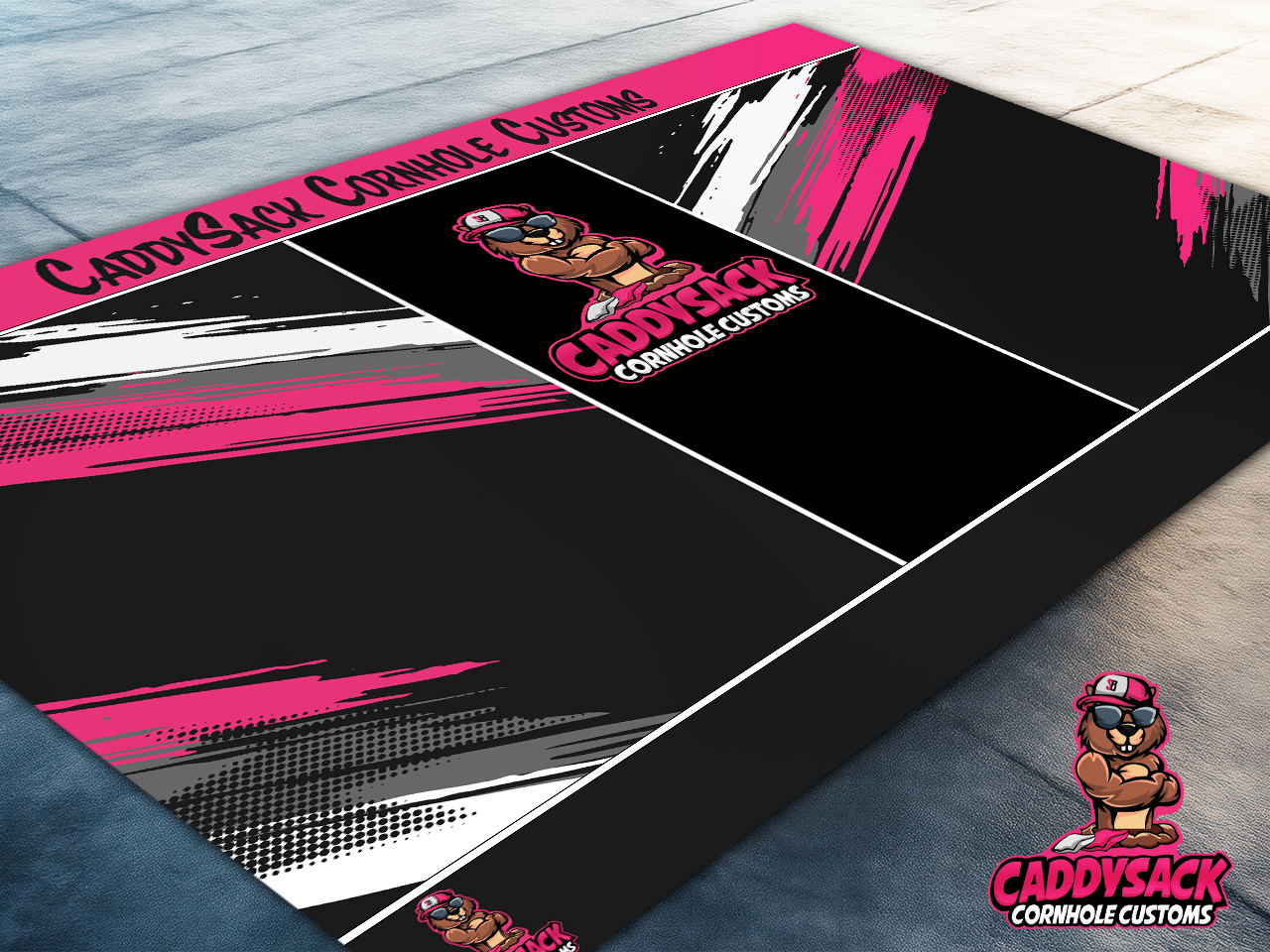 CaddySack "Paint Splash" Pitch Pads-Pink