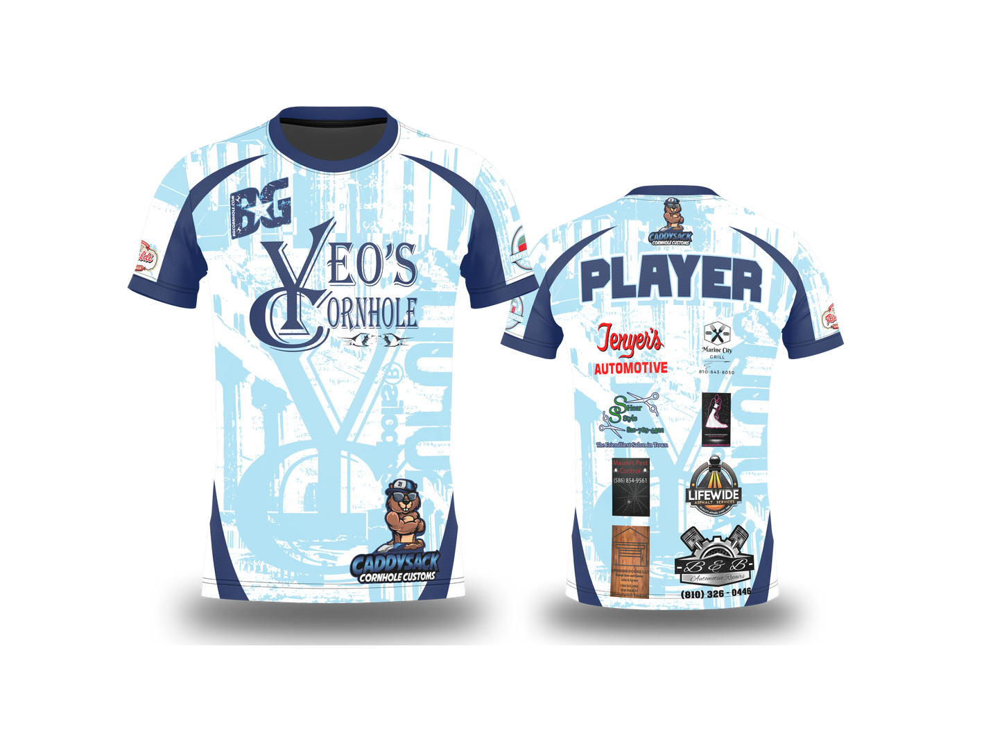 Yeo's Cornhole -Sponsors Jersey!