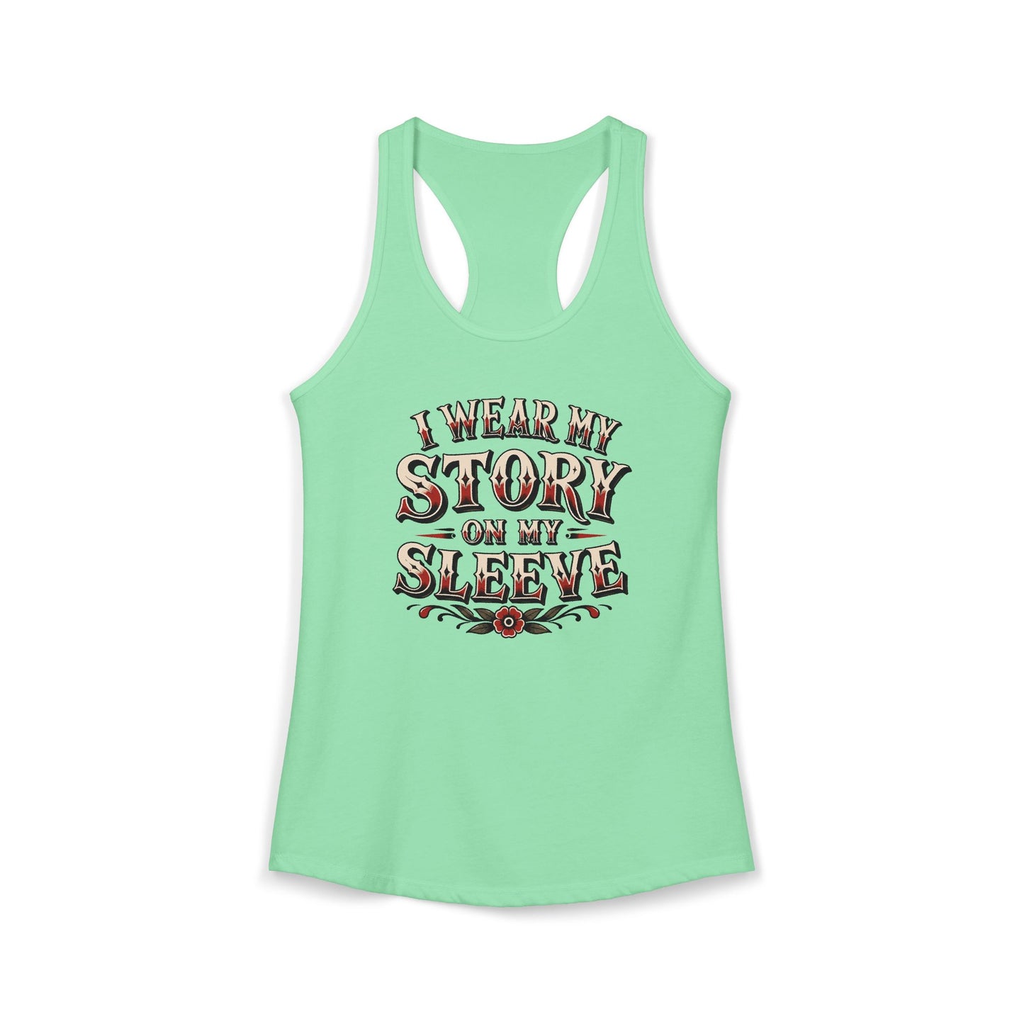 "My Story" Woman's Razorback Tank