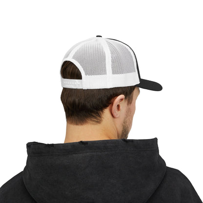 Fish on Target Cornhole Snapback Hat_White Logo
