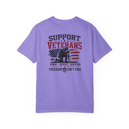 Throwing 2 Honor "Freedom Isn't Free" Pre Shrunk T-shirt