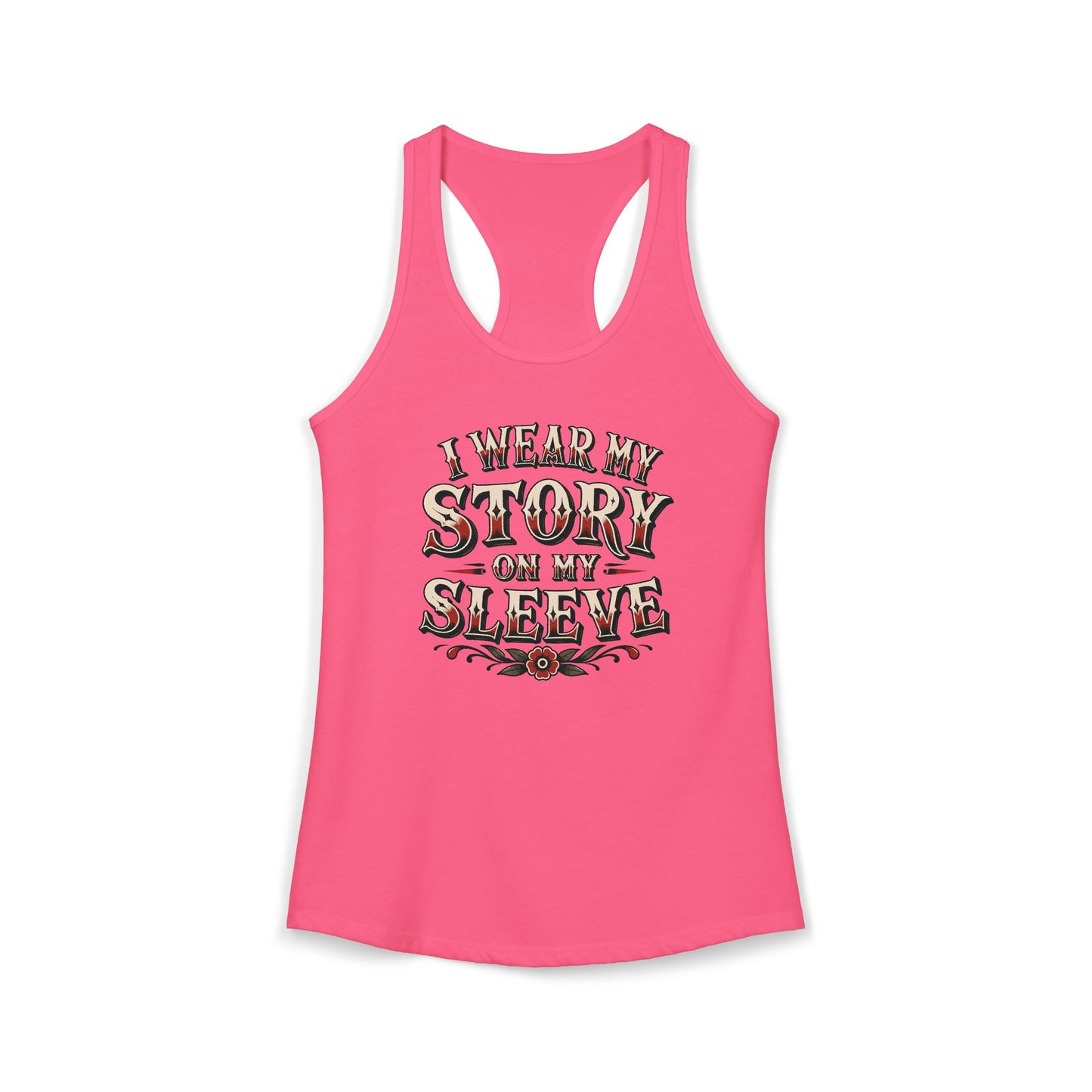 "My Story" Woman's Razorback Tank