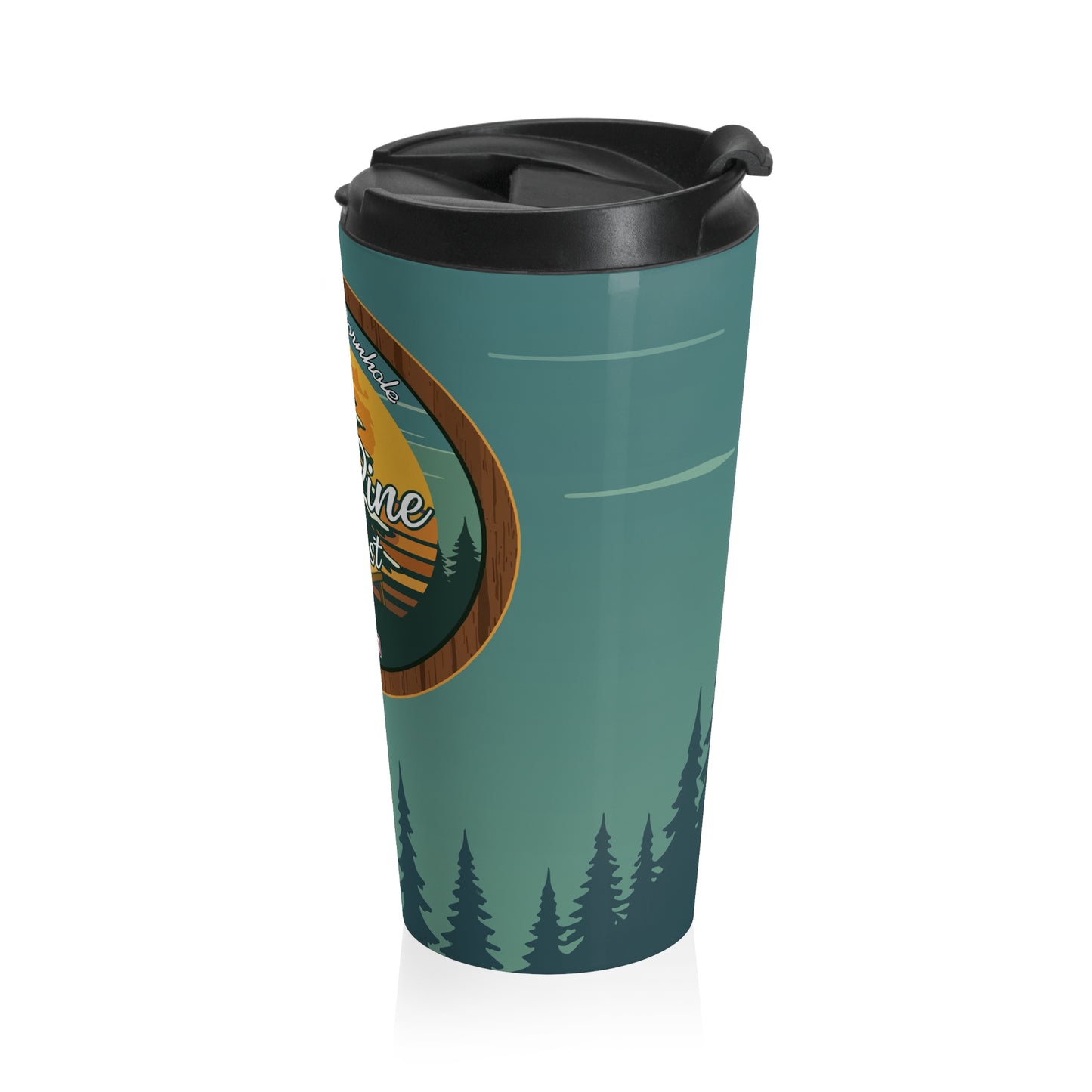 Pine Podcast Travel Mug