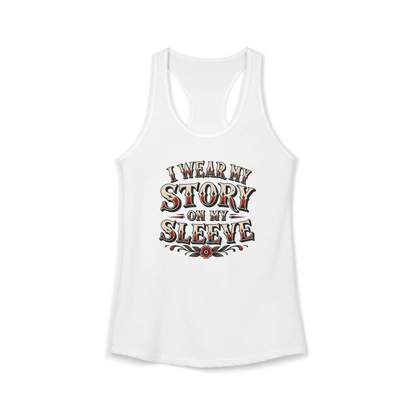 "My Story" Woman's Razorback Tank