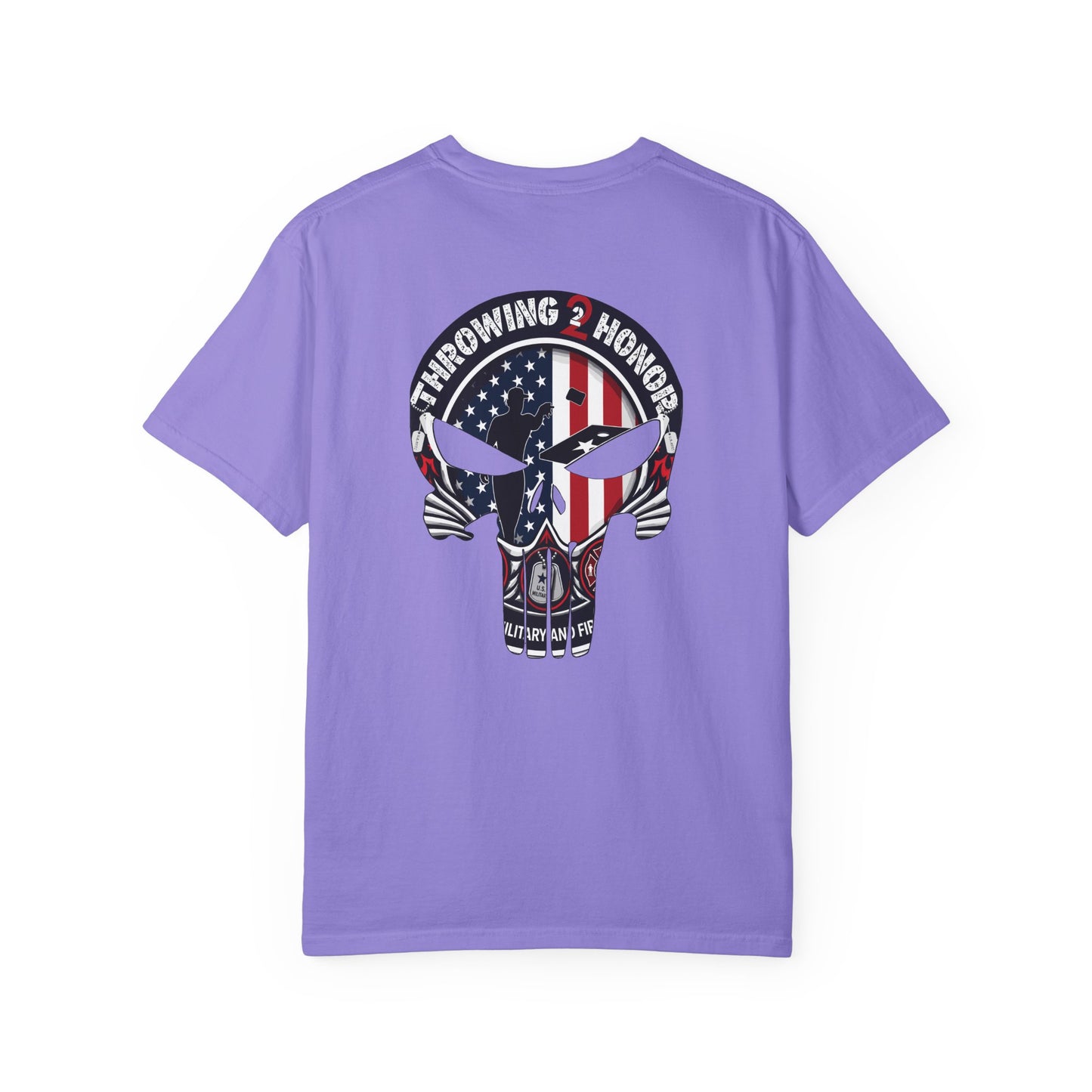 Throwing 2 Honor- "Skull" Pre-Shrunk T-Shirt