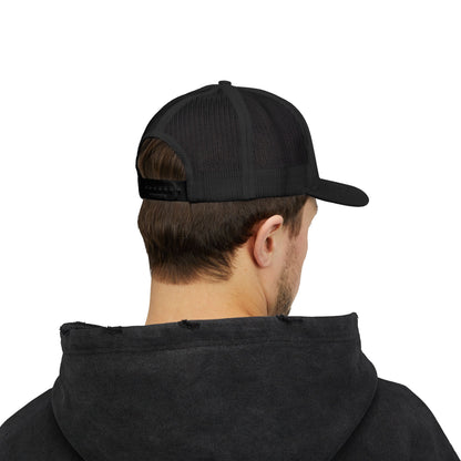 Fish on Target Cornhole Snapback Hat_White Logo