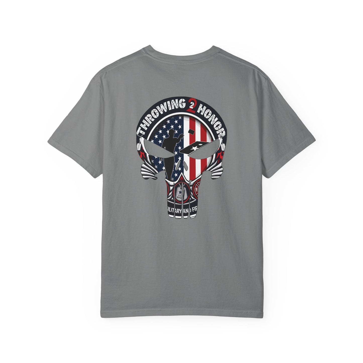 Throwing 2 Honor- "Skull" Pre-Shrunk T-Shirt