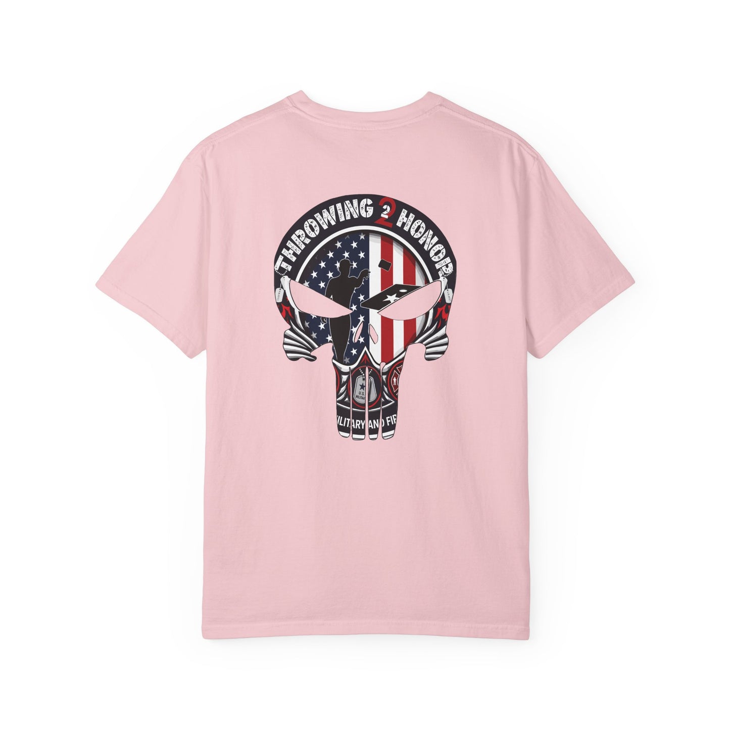 Throwing 2 Honor- "Skull" Pre-Shrunk T-Shirt