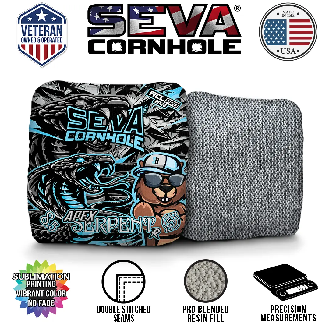 Caddysack Ghost Snake - Set of 4 Cornhole bags