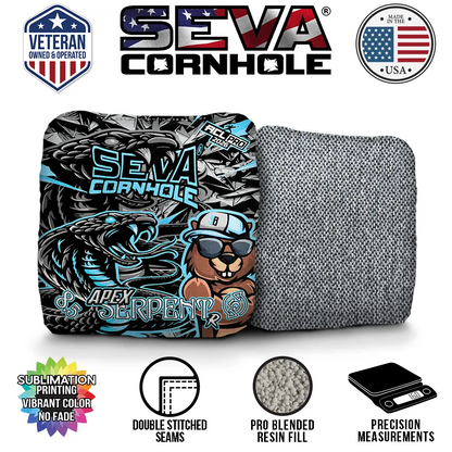 Caddysack Ghost Snake - Set of 4 Cornhole bags