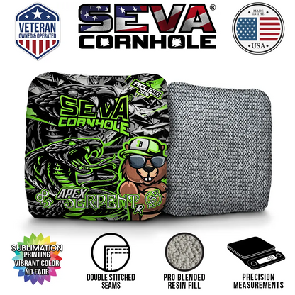 Caddysack Ghost Snake - Set of 4 Cornhole bags