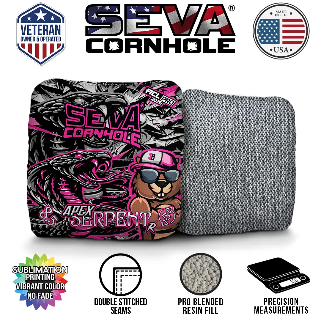 Caddysack Ghost Snake - Set of 4 Cornhole bags