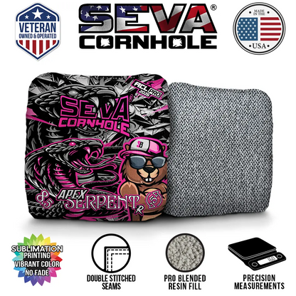 Caddysack Ghost Snake - Set of 4 Cornhole bags