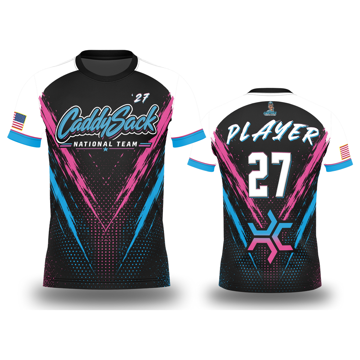 CaddySack National Team Jersey-2027-PINK/BLUE