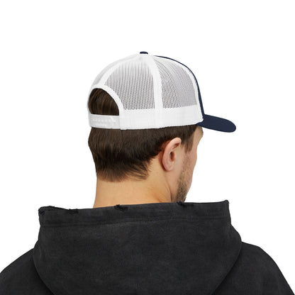 Fish on Target Cornhole Snapback Hat_White Logo