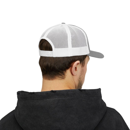 Fish on Target Cornhole Snapback Hat_White Logo