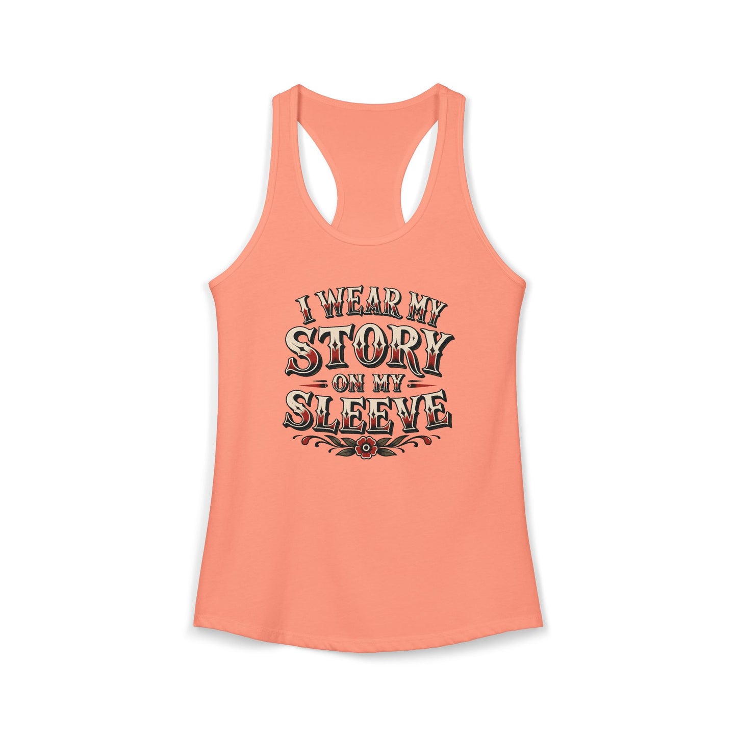 "My Story" Woman's Razorback Tank