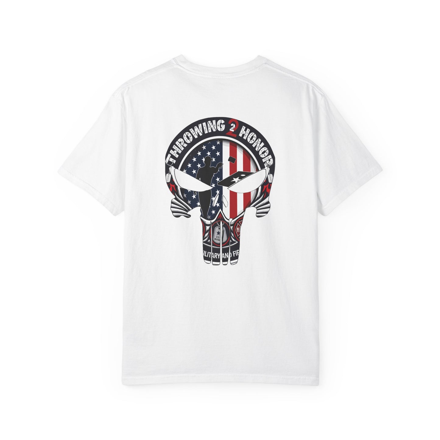 Throwing 2 Honor- "Skull" Pre-Shrunk T-Shirt