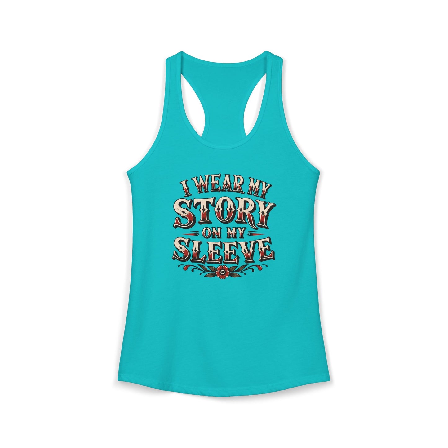 "My Story" Woman's Razorback Tank