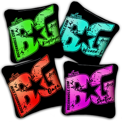 2027 BG Multiple Bag Models "BLACKOUT" - ACL Pro Stamped Cornhole Bags - SET OF 4 BAGS
