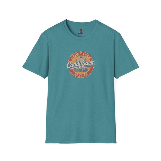 CaddySack Custom Graphic T-Shirt, Unisex Softstyle Tee, Fun Party Apparel, Cornhole Game Shirt, Gifts for Game Lovers