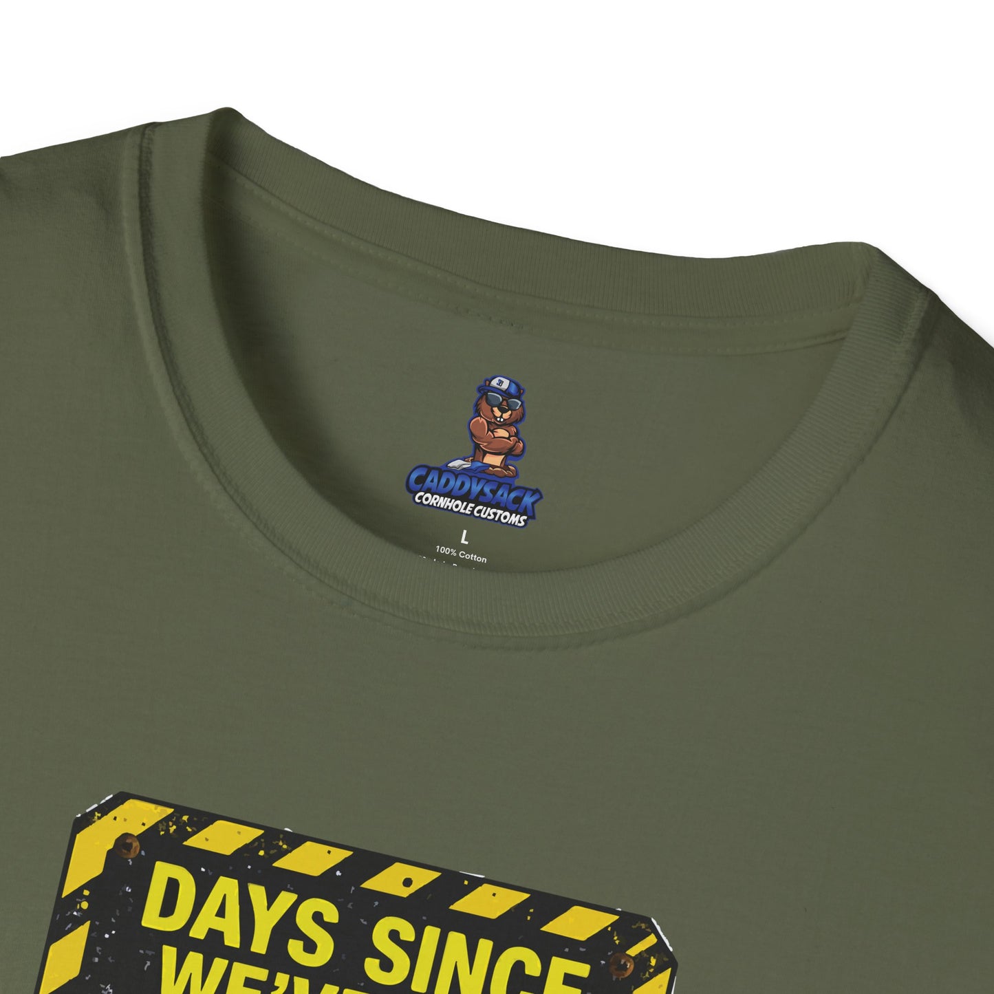 Cornhole Drama Countdown T-Shirt | Fun Unisex Tee for Gamers, Sports Lovers, Cornhole Events, Gag Gifts, Party Attire